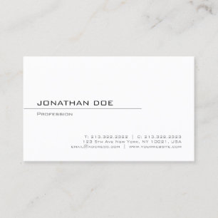 Vorlage Modernes Minimalistisches Berufliches Eleg Visitenkarte