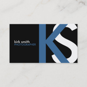 [VORLAGE] Monogramm-Visitenkarten Visitenkarte