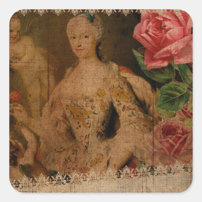 Vorlage Quadratischer Aufkleber (Vorderseite)