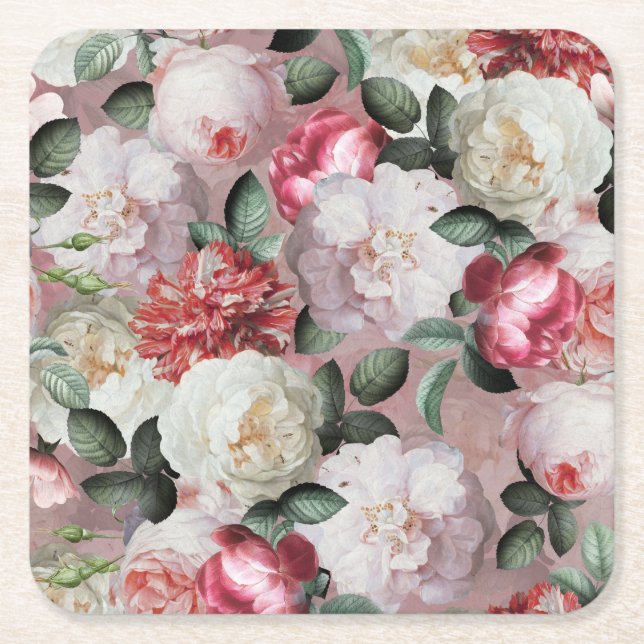 Vorlage Rechteckiger Pappuntersetzer (Vorderseite)