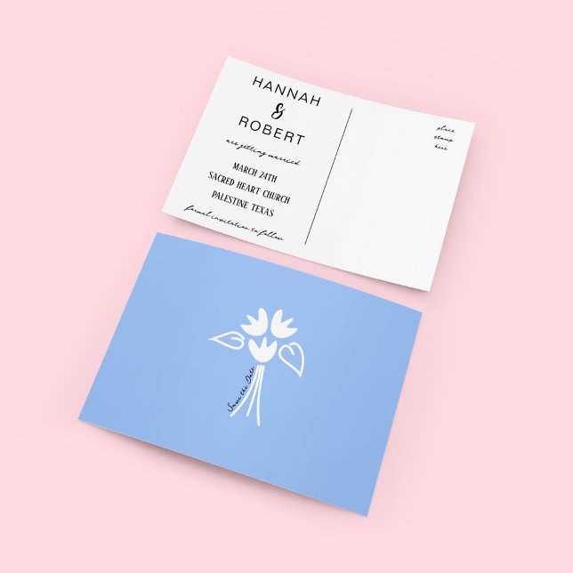 Vorlage Save the Date (Save the Date Postcard Template)