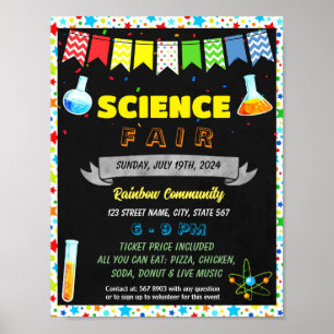Vorlage "Science Fair Event" Poster