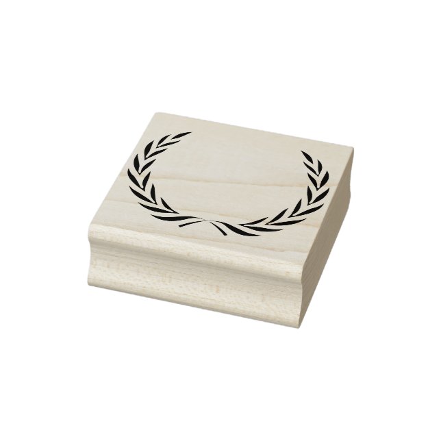 Vorlage setzen Sie Ihren Namen olympischen Kranz-B Gummistempel (Stempel)