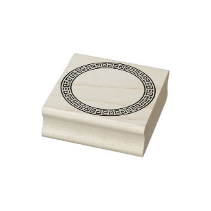 Vorlage setzen Sie Ihren Namen römische dekorative Gummistempel