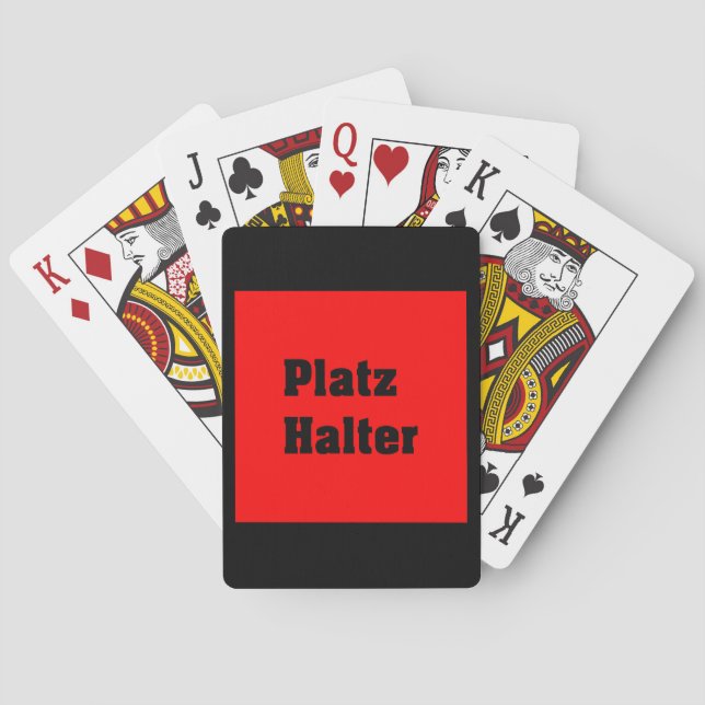 Vorlage Spielkarten (Rückseite)