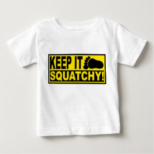 Vorlage u. Gut-Selling Bobo BEHALTEN ES SQUATCHY! Baby T-shirt