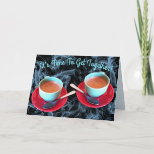 Vorlage Umschlag Farbige Espressotassen Blanko inn