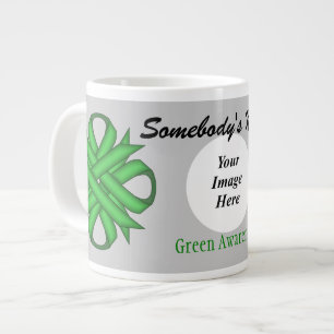 Vorlage von Kenneth Yoncich zu grünen Klemmen Jumbo-Tasse