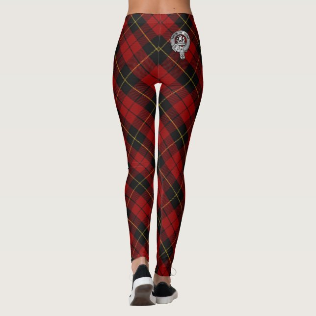 Vorlage: Wappen + Tartan-Leggings Leggings (Rückseite)