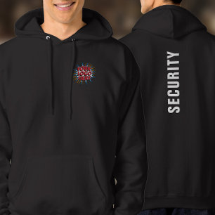 Vorlage zum Hochladen von Logos auf der Vorderseit Hoodie