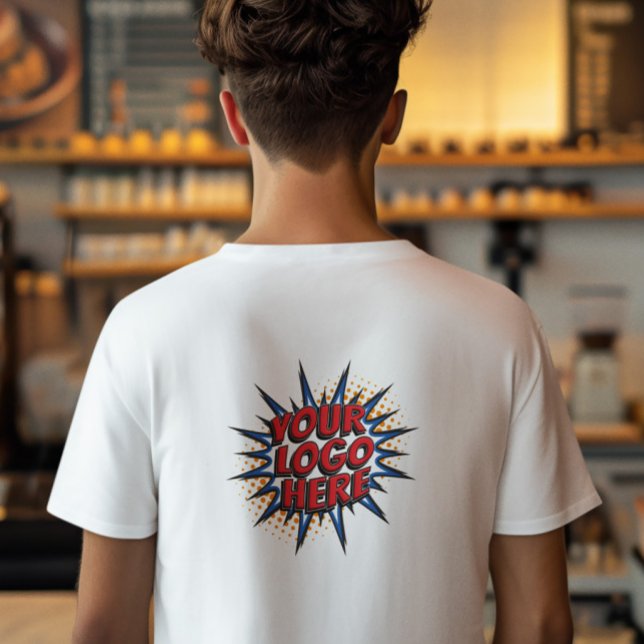 Vorlage zum Hochladen von Logos - Zurück - Erstell T-Shirt (Von Creator hochgeladen)