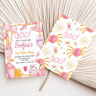 Vorlage zur Einladung am Geburtstag von Halloween