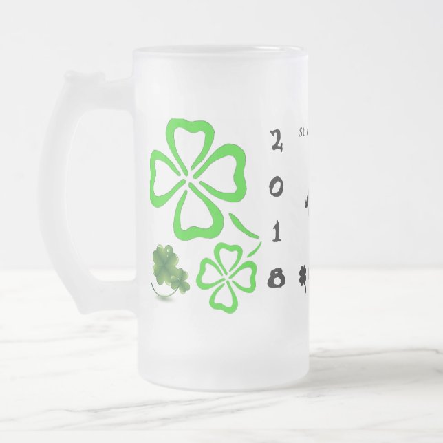 Vorlage zur Tasse des St. Patrick's Day Beer (Links)