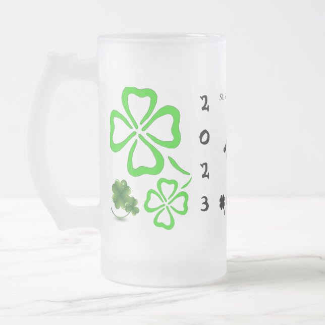 Vorlage zur Tasse des St. Patrick's Day Beer (Links)