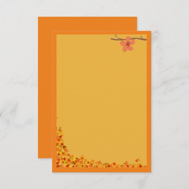 Vorlagen einladen/begrüßen - Persönlich gestalten  (Vorne/Hinten)