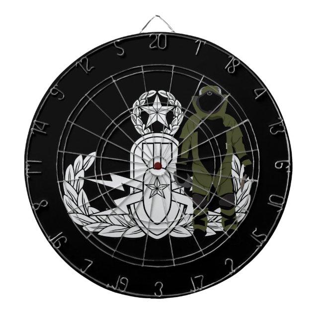 Vorlagen-EOD-Bomben-Anzug Dartscheibe (vorne)