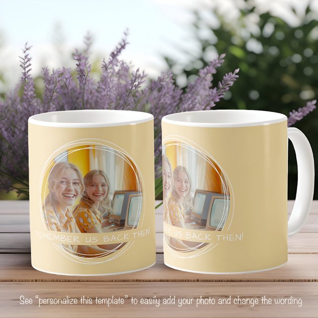 Vorlagen-Foto-Nachricht Andenken-Partner Gelb C62 Kaffeetasse (Von Creator hochgeladen)