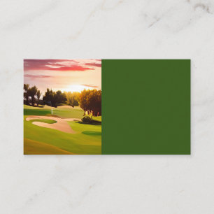 Vorlagen für Golfplätze Business Card Visitenkarte