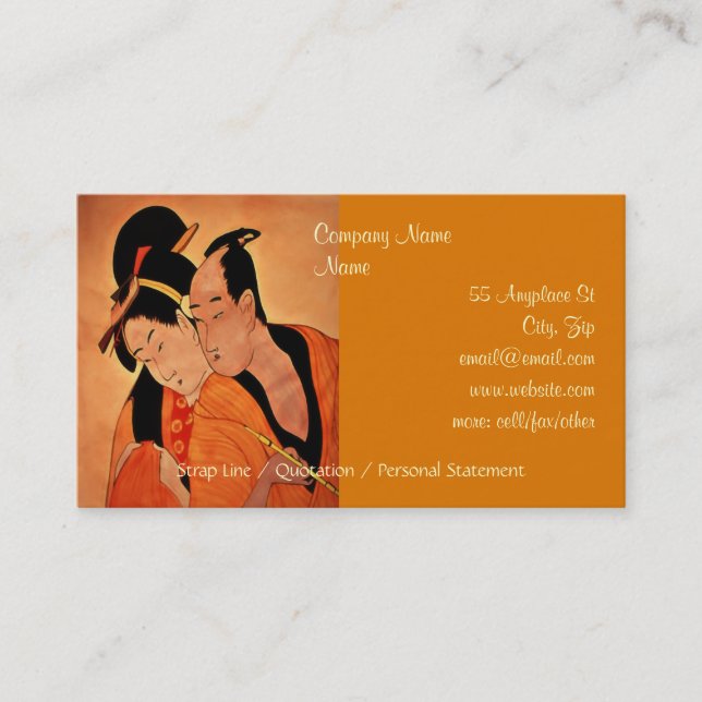 Vorlagen für japanische Visitenkarten Visitenkarte (Vorderseite)