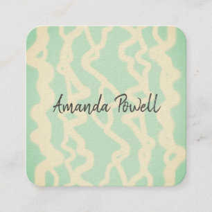 Vorlagen für moderne Visitenkarten in Aquarellfarb Quadratische Visitenkarte