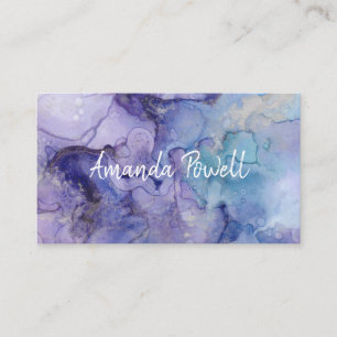 Vorlagen für moderne Visitenkarten in Aquarellfarb Visitenkarte