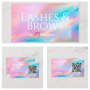 Vorlagen Lash und Brows Visitenkarte