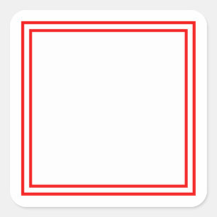 Vorlagenblock .. Den Bildtext hier hinzufügen Quadratischer Aufkleber