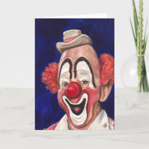 Vorlagenclown Lou Jacobs Karte