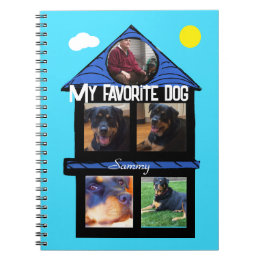 Vorlagenfavorit für 5-Platz-Fotos Notizblock