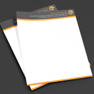 Vorlagengeschäftsbriefkopf mit individuellem Logo Briefkopf