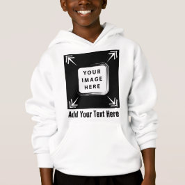 Vorlagenvorlagendesign Hinzufügen von Bildboxen Ki Hoodie