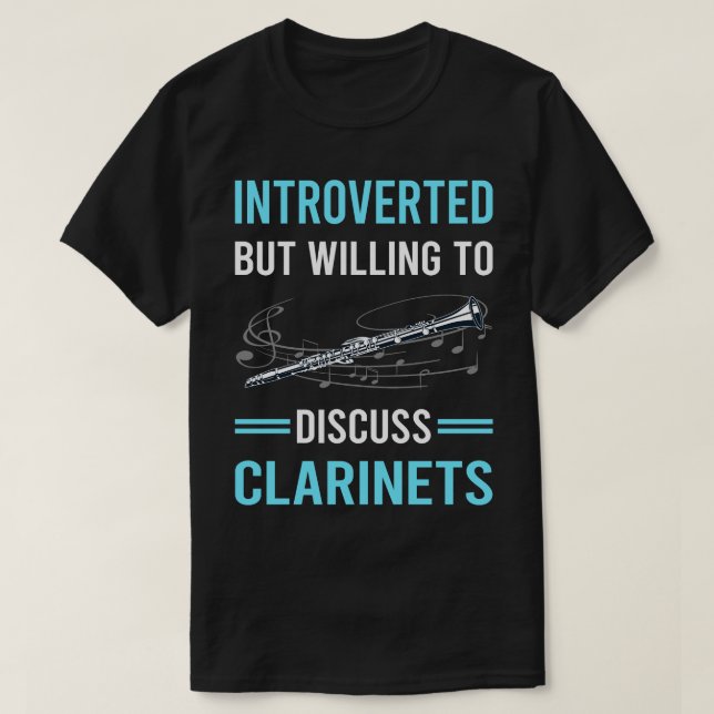 Vorläufige Klarinette T-Shirt (Design vorne)
