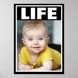 VORLEBENSMILING BABY SÄUGLING LIFE POSTER