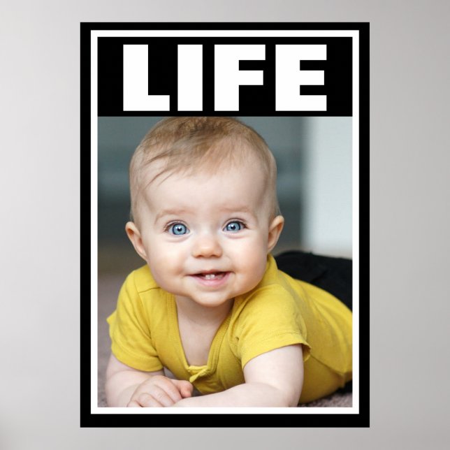 VORLEBENSMILING BABY SÄUGLING LIFE POSTER (Vorne)
