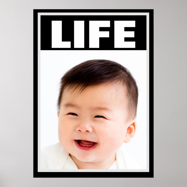 VORLEBENSMILING BABY SÄUGLING LIFE POSTER (Vorne)