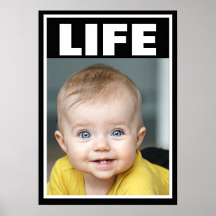 VORLEBENSMILING BABY SÄUGLING LIFE POSTER