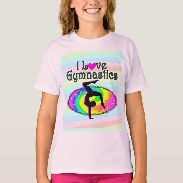 VORLIEGEN DER LIEBE GYMNASTICS-DESIGN T-Shirt (Vorderseite)