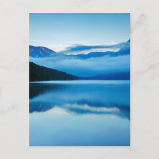 Vormittag am Bohinj-See in Slowenien Postkarte