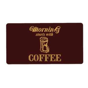 Vormittag beginnt mit Kaffee