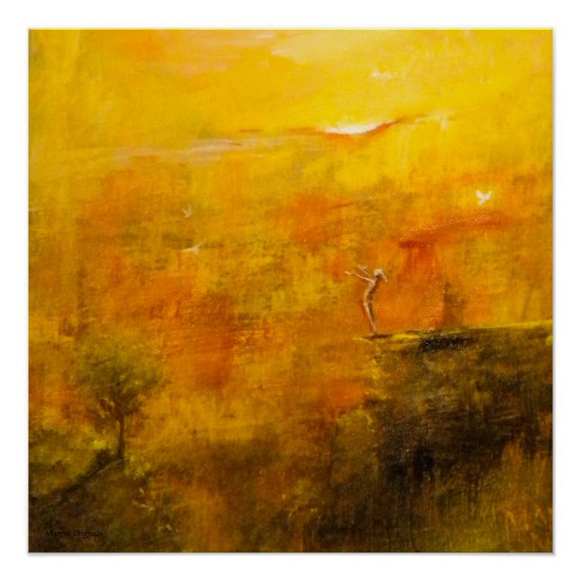 Vormittag Bessings von Marene Originals. Poster (Vorderseite)