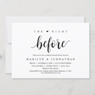 Vormittags, Hochzeitsessen Probe Party Einladung