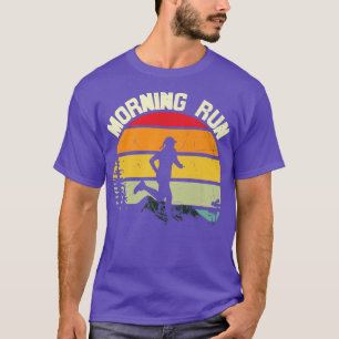 Vormittags Motivation Training Runners laufen Rund T-Shirt