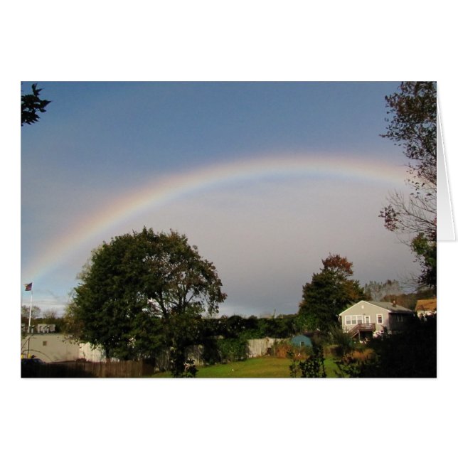 Vormittags Regenbogen ~ Karte (Vorderseite (Horizontal))