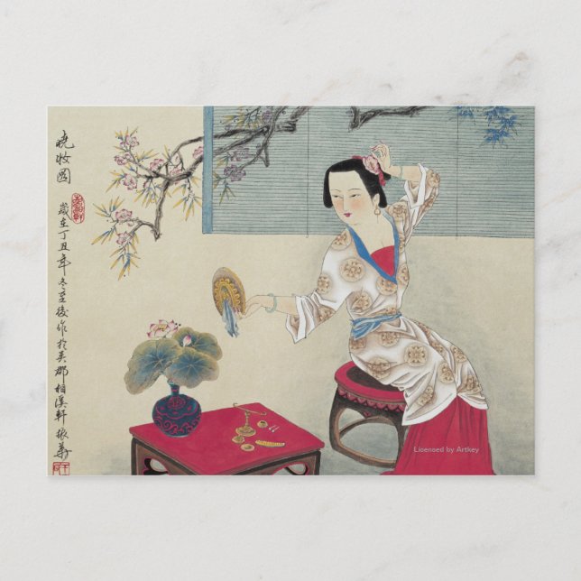 Vormittags verkleidet postkarte (Vorderseite)