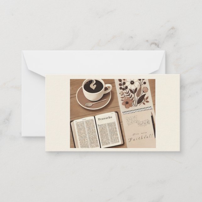 Vormittagsgeistes Mitteilungskarte (Vorderseite)