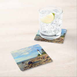 Vormsi Stillness Rechteckiger Pappuntersetzer