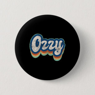 Vorname Boy Vintag Style 70er 80er Personalisiert Button