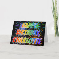 Vorname "CHARLOTTE" Spaß "ALLES GUTE ZUM