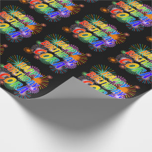 Vorname "CORA", Fun "HAPPY BIRTHDAY" Geschenkpapier