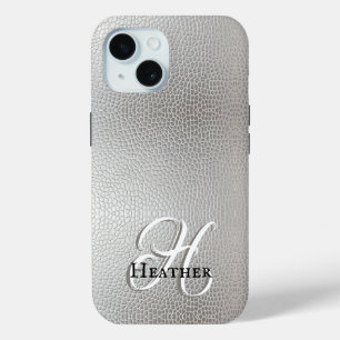 Vorname für moderne Silber-Imitate Case-Mate iPhone Hülle